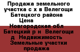 Продажа земельного участка с/х в Велегощи Батецкого района › Цена ­ 150 000 - Новгородская обл., Батецкий р-н, Велегощи д. Недвижимость » Земельные участки продажа   